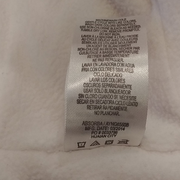 Absorba Pink Thick Plush Baby Sleeper Size 6-9 M - Picture 11 of 11